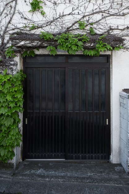 Entrada de una casa japonesa