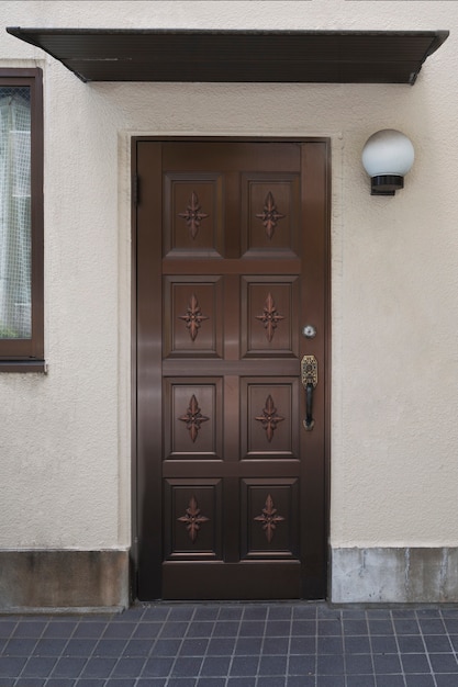 Entrada de una casa japonesa