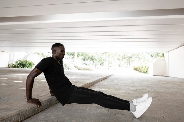 Entrenamiento de hombre de tiro completo