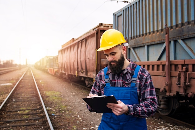 Envío de contenedores de carga a través del transporte de mercancías por ferrocarril