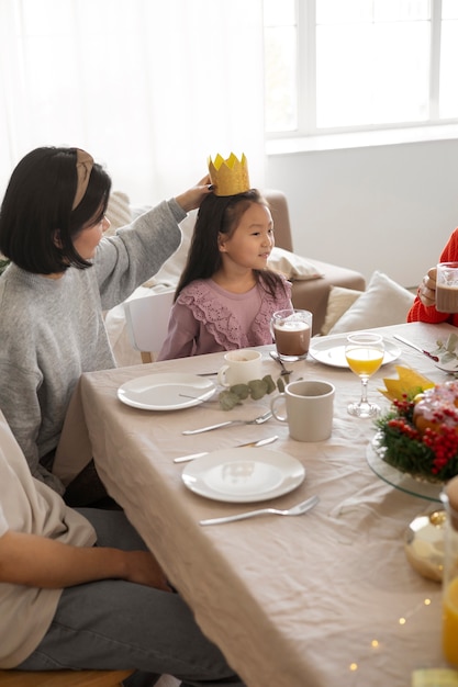 Foto gratuita epifanía de la celebración navideña