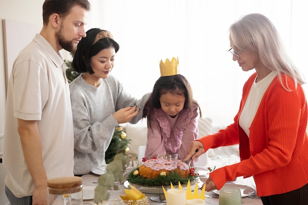 Epifanía de la celebración navideña