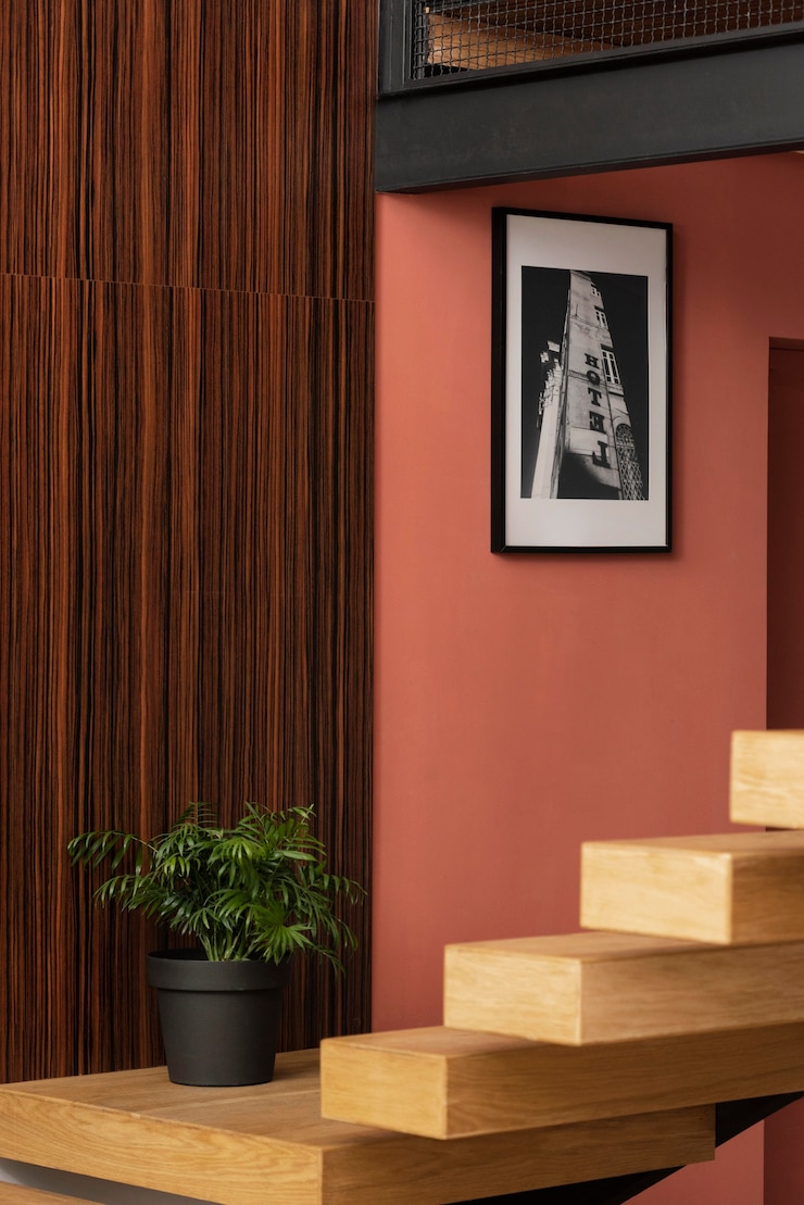 Foto gratuito escaleras de diseño de interiores para el hogar