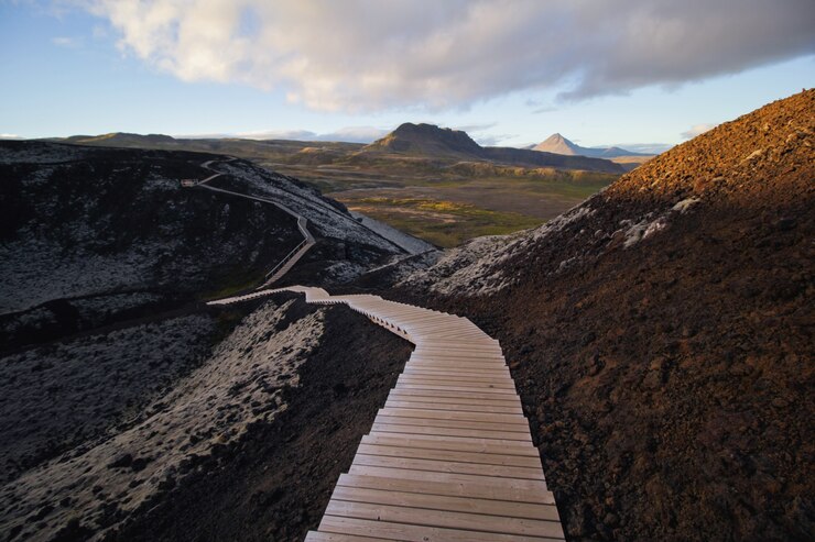 Foto gratuito escaleras naturales