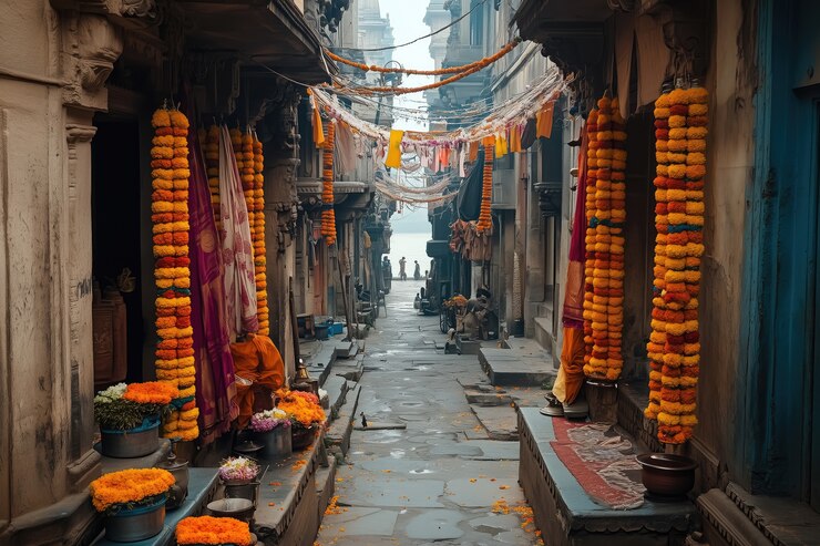 Foto gratuito escena de la ciudad india