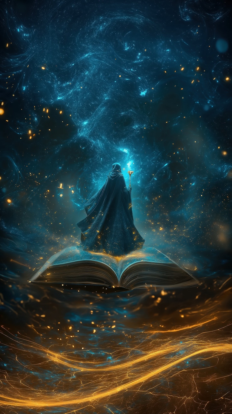 Foto gratuito escena de cuento de hadas saliendo de un libro