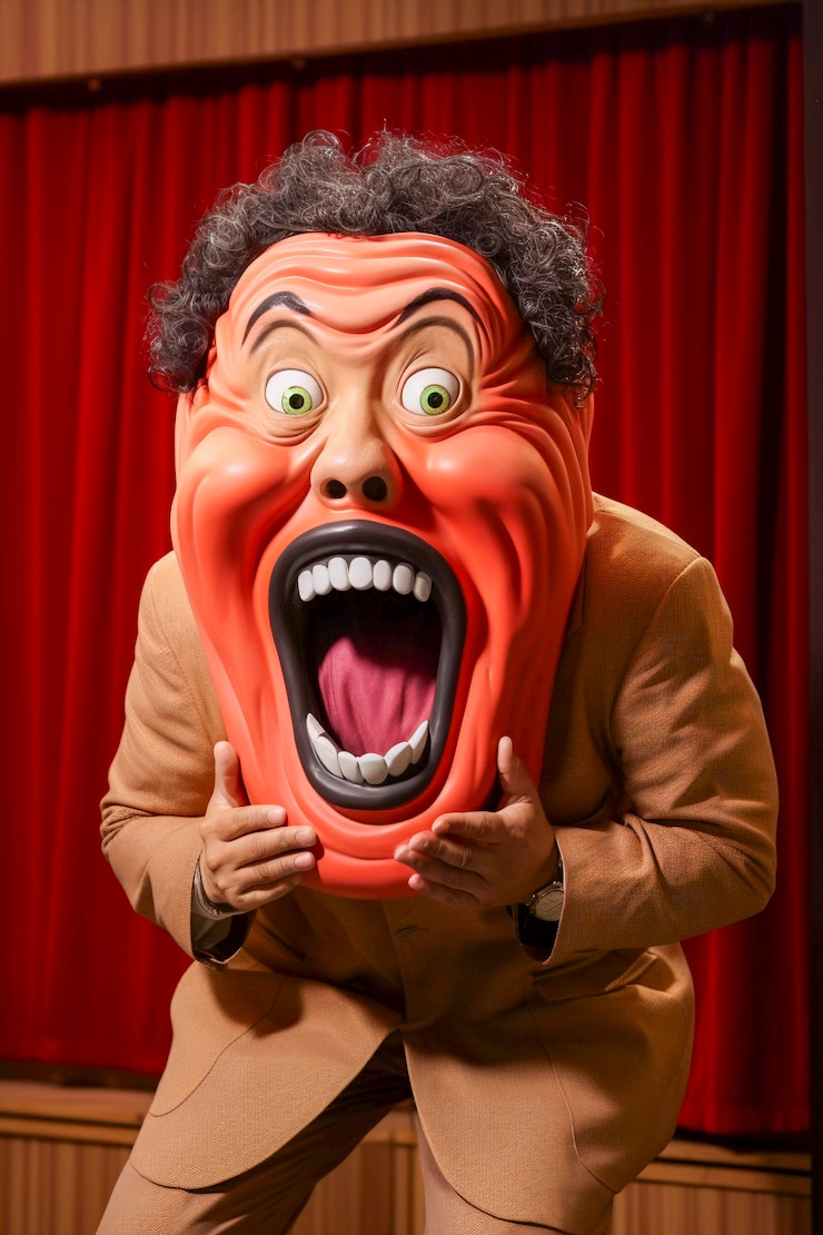 Foto gratuito escena divertida del espectáculo asiático.