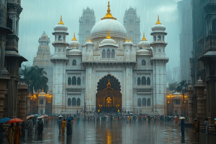 Foto gratuito escena de edificios de la ciudad india