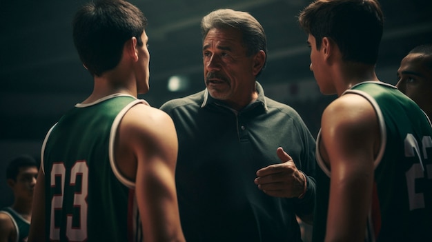 Foto gratuita escena de un partido de baloncesto en la cancha