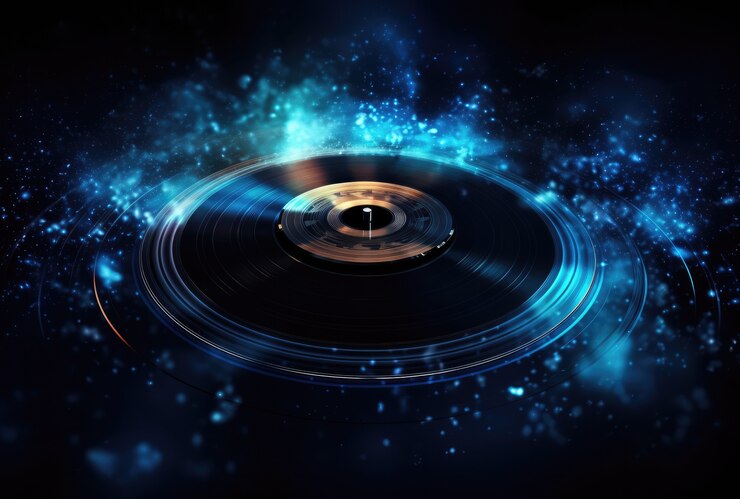 Foto gratuito escena relacionada con la música en 3d