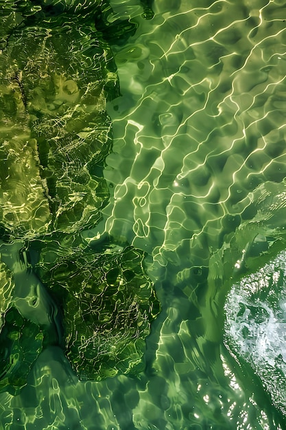 Foto gratuita escena tranquilizadora con un paisaje marino idílico y fotorrealista