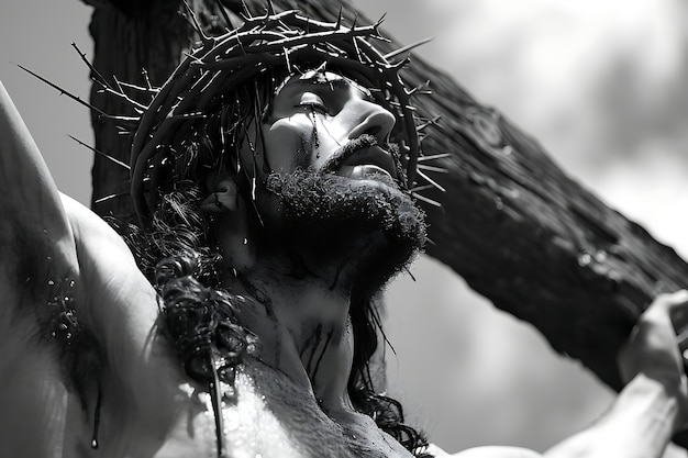 Foto gratuita escenas del viernes santo con jesucristo.