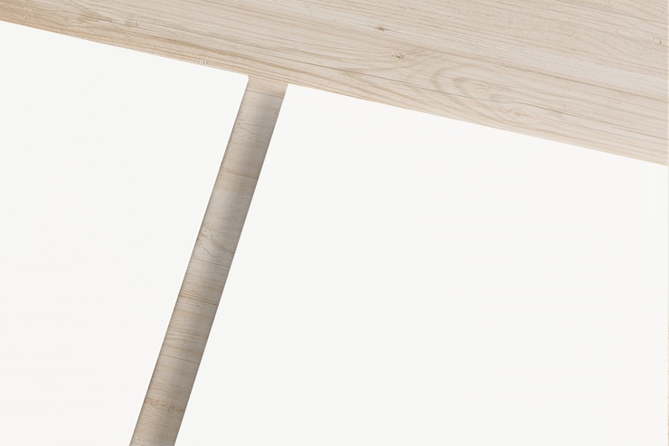 Foto gratuito escritorio de papel en blanco en un escritorio de madera