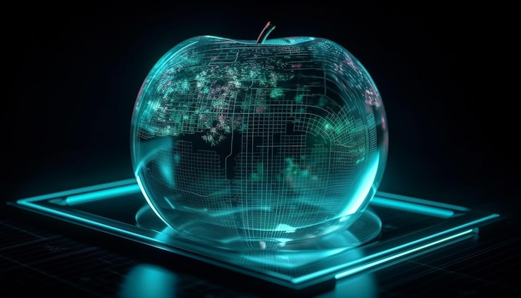 Foto gratuito la esfera brillante de la red empresarial global ilumina los datos generados por ia
