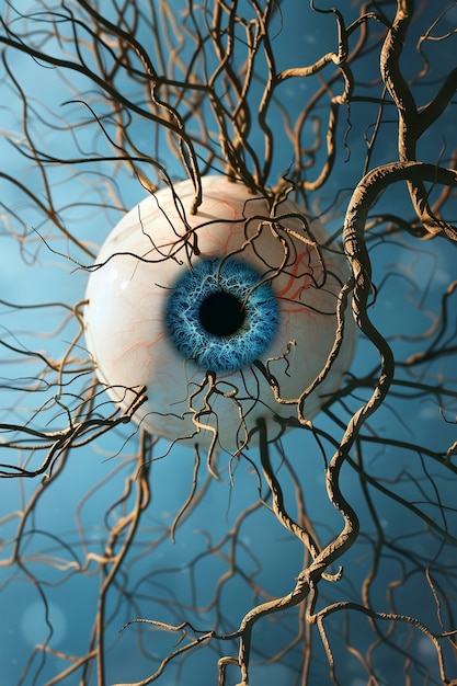 Esfera que representa el iris del ojo