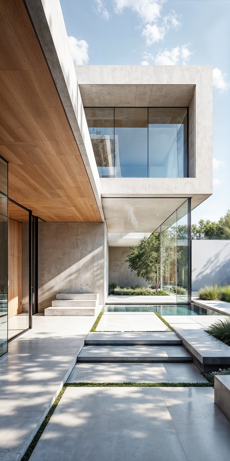 Foto gratuito espacio de arquitectura minimalista