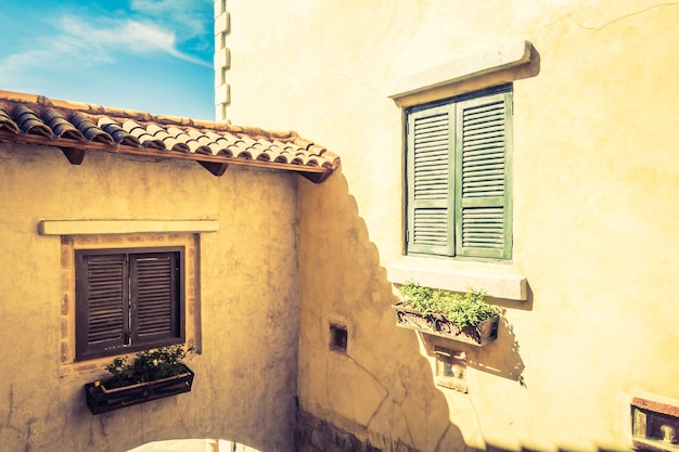 Esquina de una casa antigua