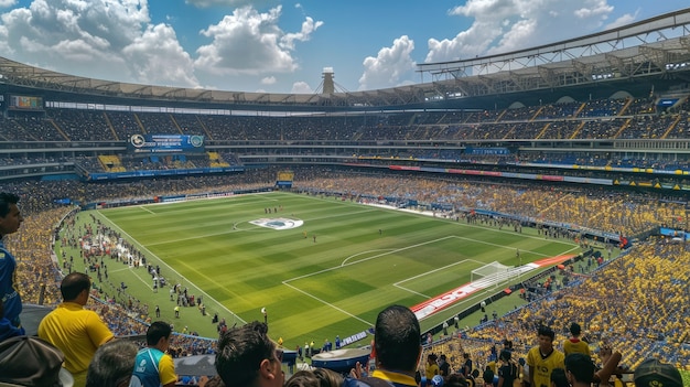 Foto gratuita estadio de fútbol lleno de gente.