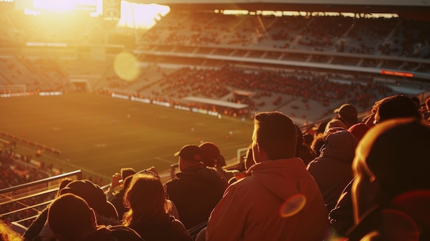 Foto gratuita estadio de fútbol lleno de gente.