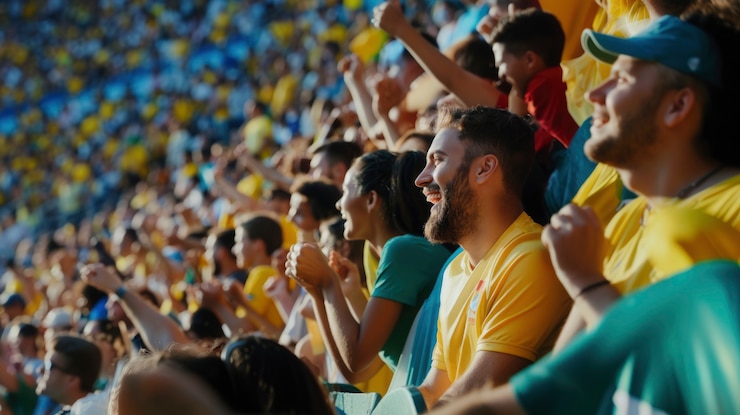 Foto gratuito estadio de fútbol lleno de gente.
