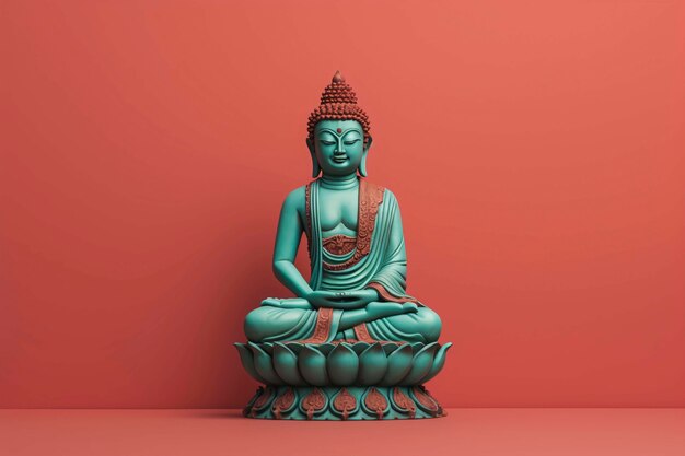 Estatua de Buda en el estudio