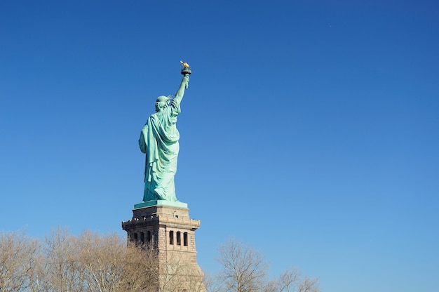 Estatua de la libertad de Manhattan de la ciudad de Nueva York