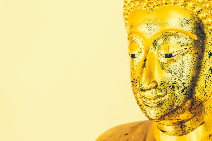 Foto gratuito estatua de oro