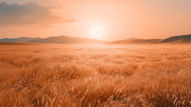 Foto gratuita la estética de ensueño y el color del año tonifican el paisaje natural