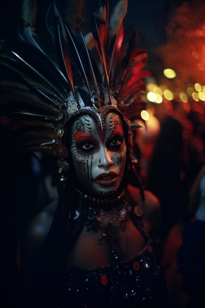 La estética oscura del carnaval