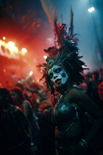 La estética oscura del carnaval