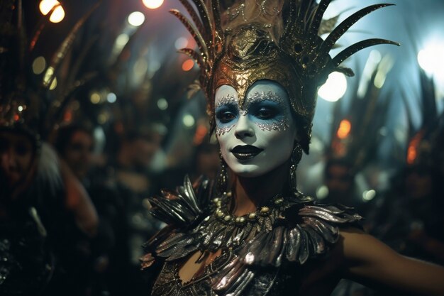 La estética oscura del carnaval