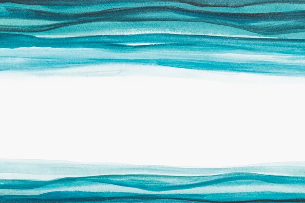 Estilo abstracto de borde azul acuarela Ombre