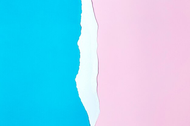 Estilo de fondo de papel rosa y azul