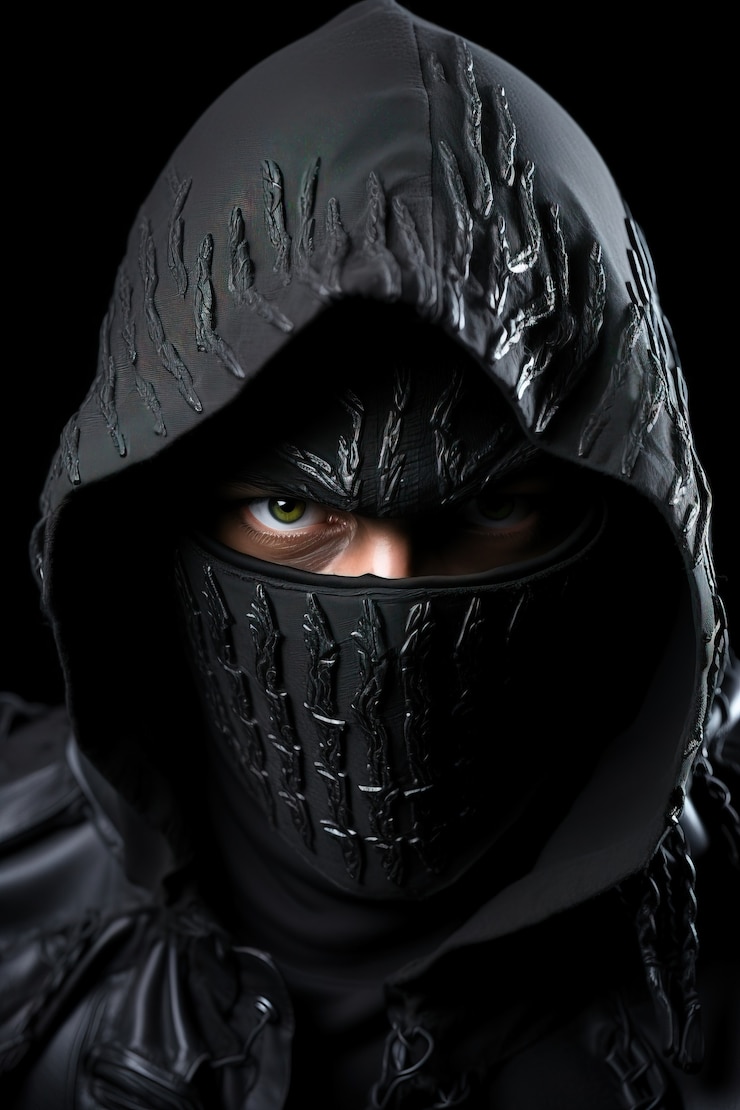 Foto gratuito el estilo oscuro del ninja naruto