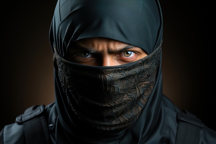 Foto gratuito el estilo oscuro del ninja naruto