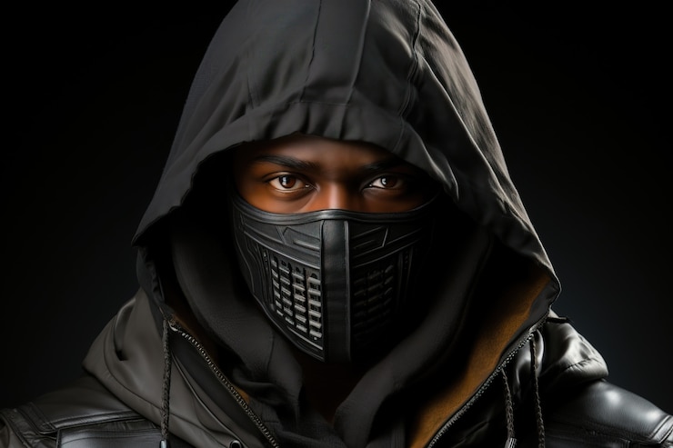 Foto gratuito el estilo oscuro del ninja naruto