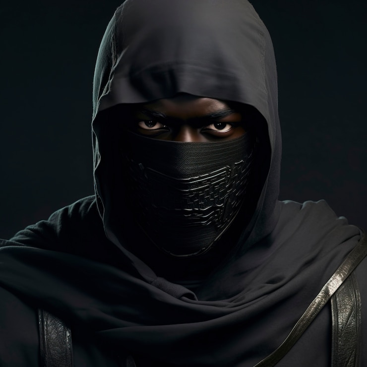 Foto gratuito el estilo oscuro del ninja naruto
