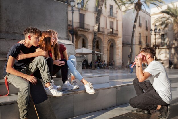 Estilo de vida de los adolescentes en la ciudad.