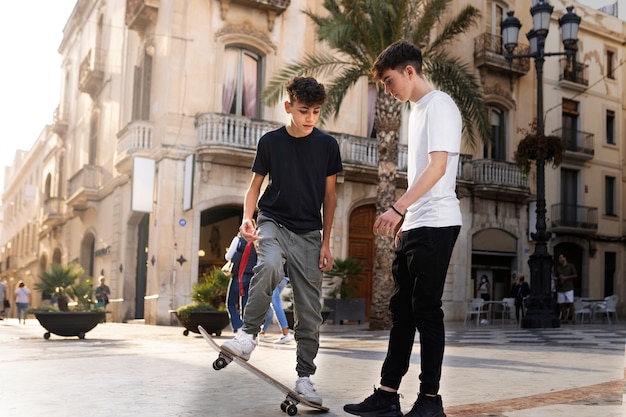 Estilo de vida de los adolescentes en la ciudad.