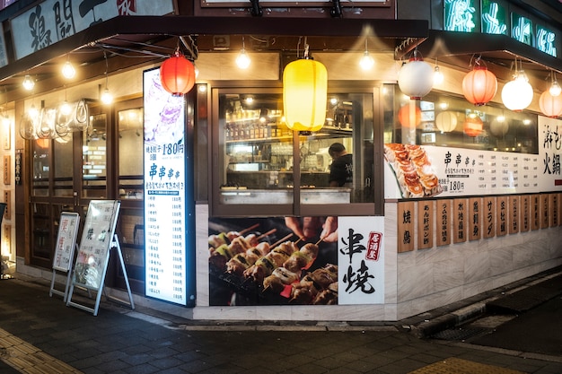 Estilo de vida de comida callejera japonesa