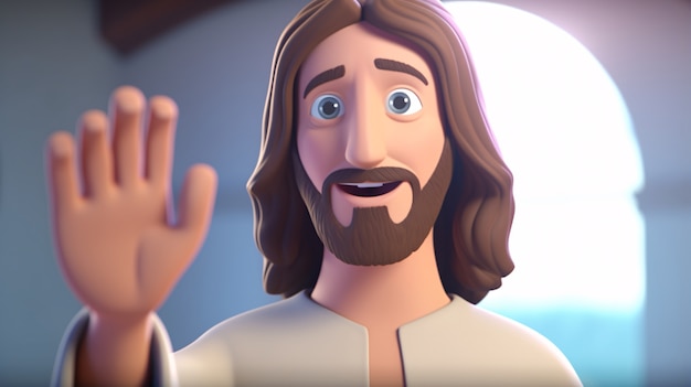 El estilo de vida de Jesucristo en dibujos animados