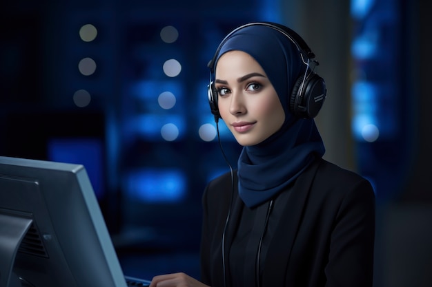 Foto gratuita estilo de vida de la mujer islámica de mediana altura