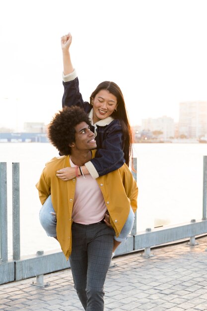 Estilo de vida de pareja joven