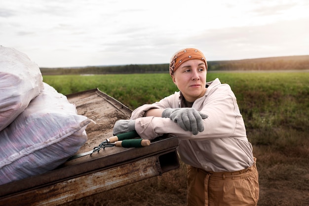 Estilo de vida de la persona ecológica.