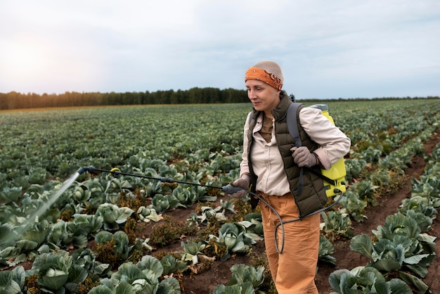 Foto gratuita estilo de vida de la persona ecológica.