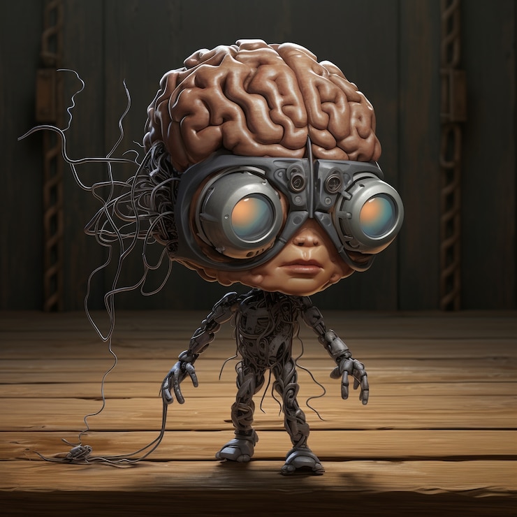 Foto gratuito estructura detallada del cerebro humano