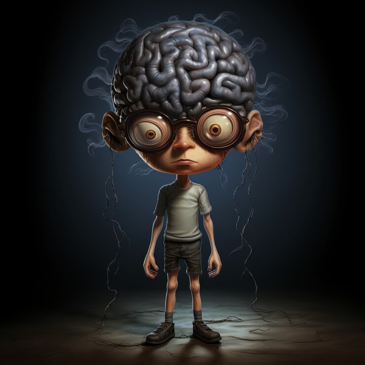 Foto gratuito estructura detallada del cerebro humano