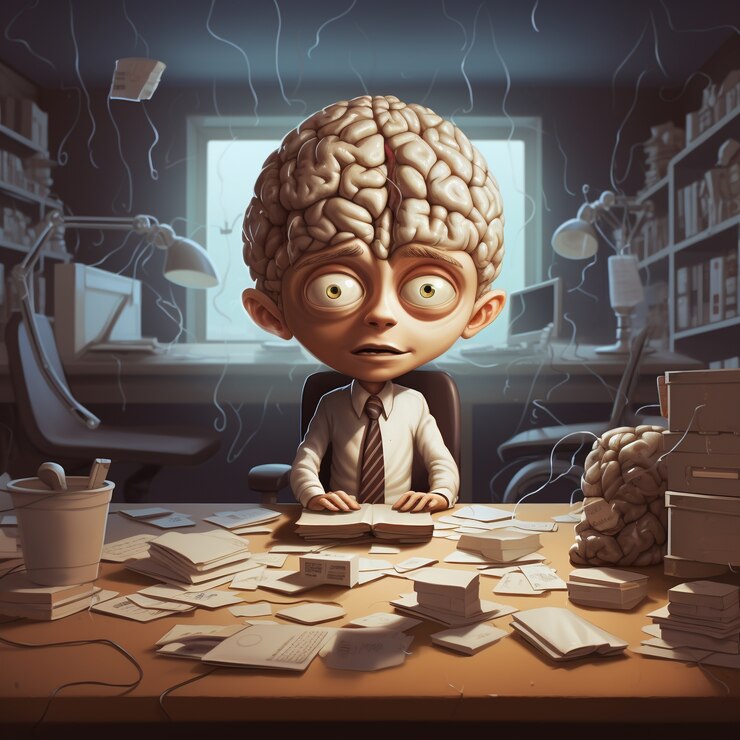 Foto gratuito estructura detallada del cerebro humano