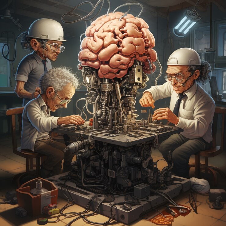 Foto gratuito estructura detallada del cerebro humano