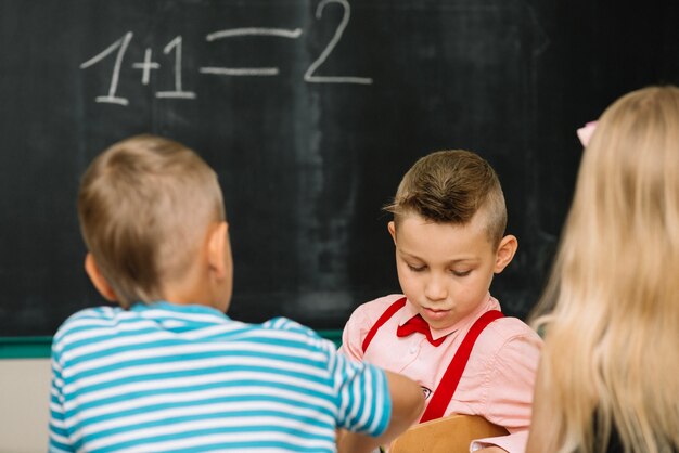 Estudiantes, matemáticas, clase